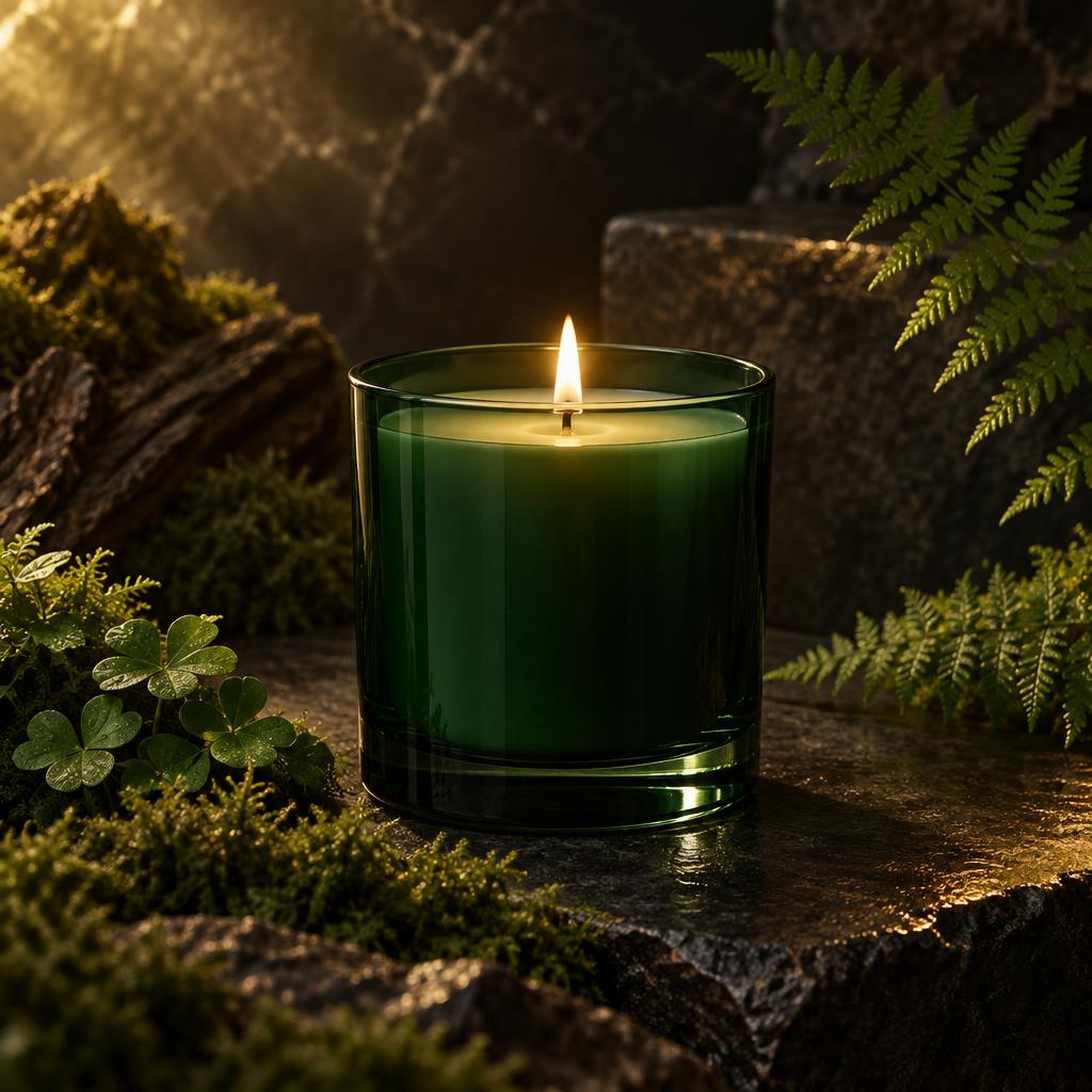 Clover & Moss luxury candle